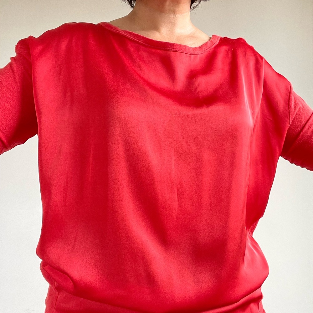 Mango brand, silk and cotton top, in good condition